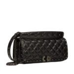 VALENTINO GARAVANI ROCKSTUD SPIKE CALFSKIN SHOULDER BAG