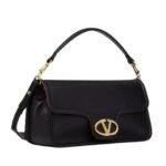 vVALENTINO GARAVANI VLOGO 1960 NAPPA LEATHER SHOULDER BAG