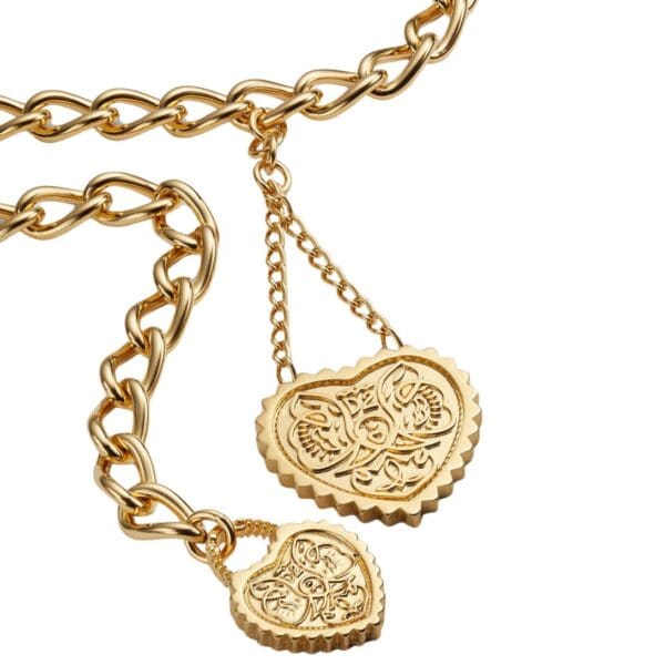 DSQUARED2 HEART CHAIN BELT