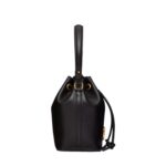 VALENTINO GARAVANI MINI VLOGO SIGNATURE BUCKET BAG IN NAPPA LEATHER