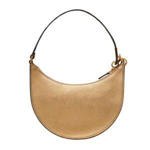 VALENTINO GARAVANI VLOGO SIGNATURE MINI HOBO BAG IN METALLIC GRAINY CALFSKINVALENTINO GARAVANI VLOGO SIGNATURE MINI HOBO BAG IN METALLIC GRAINY CALFSKIN