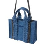 CHLOE SMALL WOODY TOTE BAG DENIM