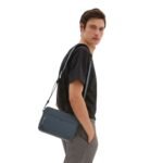 VALEXTRA V-LINE REPORTER BAG