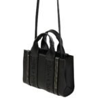 CHLOE MINI WOODY TOTE BAG BLACK