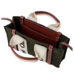 CHLOE MINI WOODY TOTE BAG ELEPHANT GREY