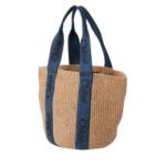 CHLOE LARGE WOODY BASKET DENIM