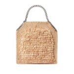 STELLA MCCARTNEY FALABELLA RAFFIA TINY TOTE BAG