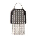 STELLA MCCARTNEY CRYSTAL FRINGE FALABELLA TINY TOTE BAG