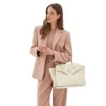 VALEXTRA MILANO TWO HANDLES MEDIUM BAG