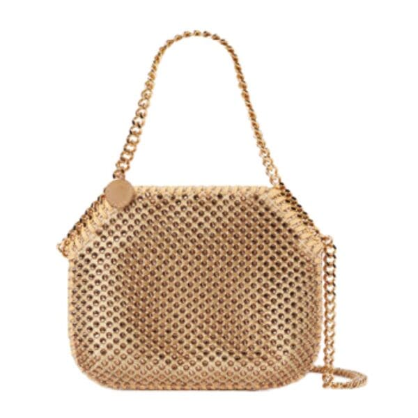 STELLA MCCARTNEY FALABELLA CRYSTAL MESH MINI TOTE BAG