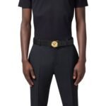 VERSACE MEDUSA BIGGIE REVERSIBLE LEATHER belt 4 cm