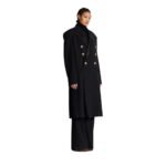 BALMAIN LONG MILITARY STYLE COAT