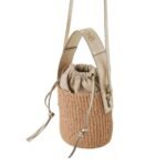 CHLOE SMALL WOODY BASKET LIGHT GOLD