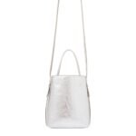 CHLOÉ SENSE MICRO TOTE BAG SILVER
