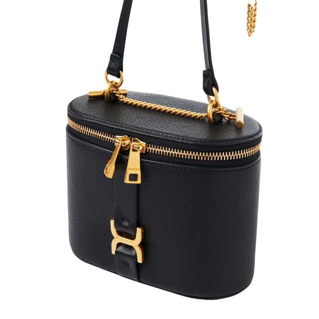 CHLOE MARCIE MINI VANITY ON CHAIN BLACK