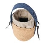 CHLOE SMALL WOODY BASKET DENIM