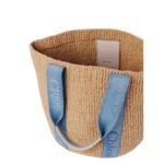 CHLOE LARGE WOODY BASKET WASHED BLUE