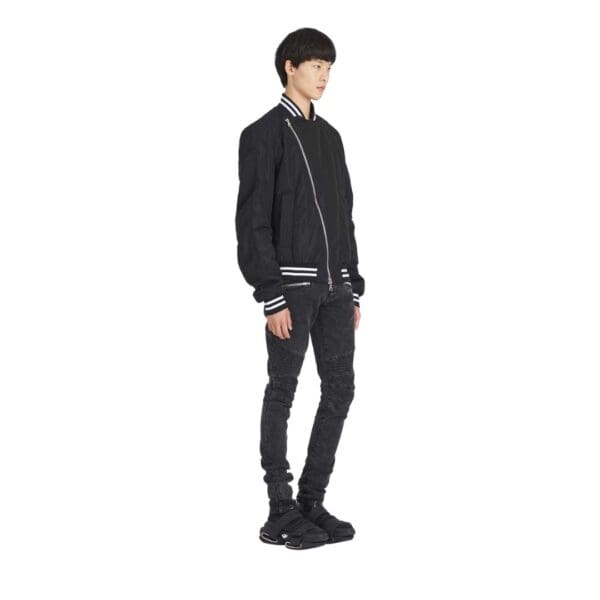 BALMAIN NYLON BOMBER JACKET