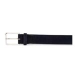 SANTONI BLUE SUEDE ADJUSTABLE BELT