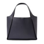 STELLA MCCARTNEY LOGO GRAINY ALTER MAT CROSSBODY BAG