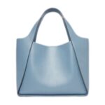 STELLA MCCARTNEY LOGO GRAINY ALTER MAT CROSSBODY BAG