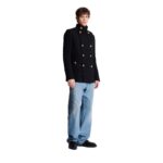 BALMAIN SHORT MILITARY STYLE COAT