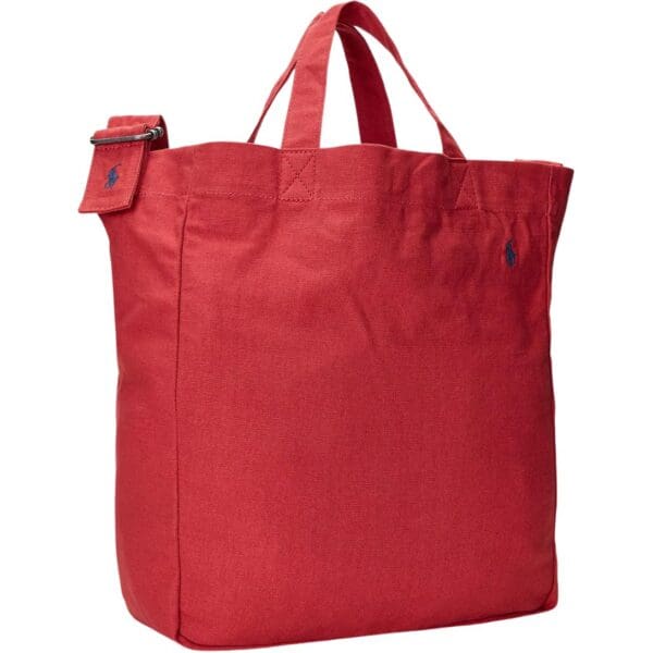 RALPH LAUREN CANVAS SHOPPER TOTE