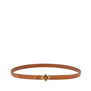 MCM REVERSIBLE DIAMOND BUCKLE BELT IN NAPPA LEATHER COGNAC