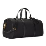 RALPH LAUREN LEATHER-TRIM CANVAS DUFFEL