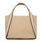 STELLA MCCARTNEY LOGO BANANATEX CANVAS CROSSBODY BAG