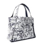 STELLA MCCARTNEY LOGO FUNGI FOREST TOILE DE JOUY TOTE BAG
