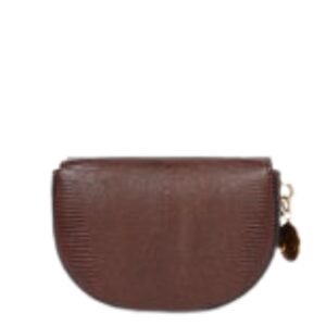 STELLA MCCARTNEY FRAYME SCALE-EMBOSSED SHOULDER BAG