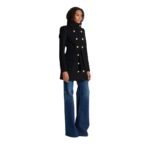 BALMAIN OFFICER COAT WITH BELT