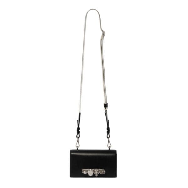 ALEXANDER MCQUEEN MANS THE KNUCKLE SATCHEL IN BLACK