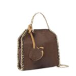 STELLA MCCARTNEY FALABELLA SCALE-EMBOSSED TINY TOTE BAG