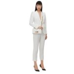 ALEXANDER MCQUEEN WOMANS JEWELLED SATCHEL IN DEEP LVORY