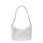 vSTELLA MCCARTNEY FALABELLA CRYSTAL MESH MINI ZIPPED SHOULDER BAG