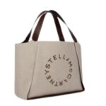 vSTELLA MCCARTNEY LOGO LARGE TOTE BAG
