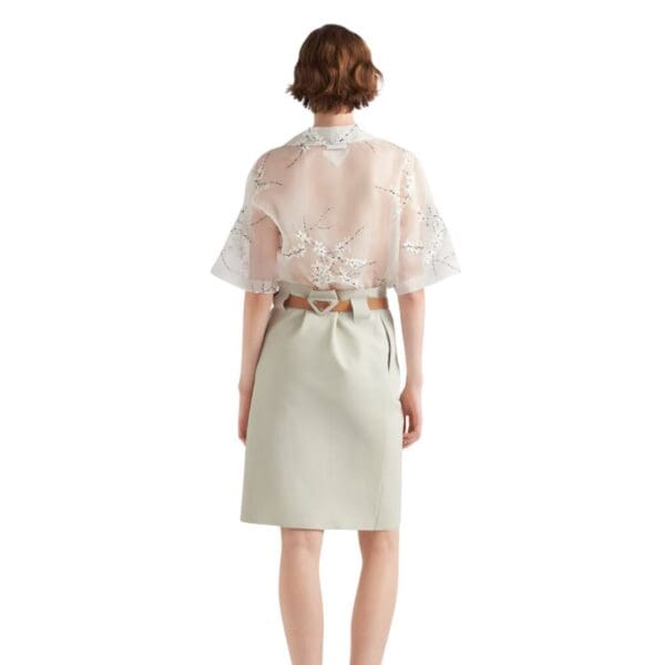 PRADA LEATHER SKIRT