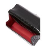 ALEXANDER MCQUEEN WOMANS MINI JEWELLED SATCHEL IN BLACK