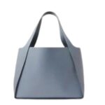 STELLA MCCARTNEY LOGO GRAINY ALTER MAT TOTE BAG