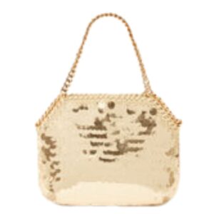 STELLA MCCARTNEY FALABELLA OVERSIZED SEQUIN MINI TOTE BAG