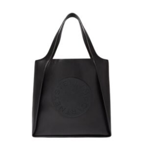 STELLA MCCARTNEY LOGO SQUARE TOTE BAG