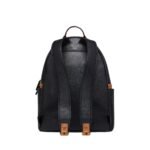 MCM STARK BACKPACK IN EMBOSSED LOGO LEATHER BLACK