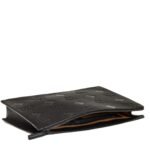 MCM AREN WRISTLET ZIP POUCH IN MAXI MONOGRAM LEATHER BLACK