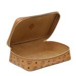 MCM SMALL OTTOMAR TRAVEL CASE IN VISETOS COGNAC