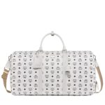 MCM OTTOMAR WEEKENDER BAG IN VISETOS WHITE
