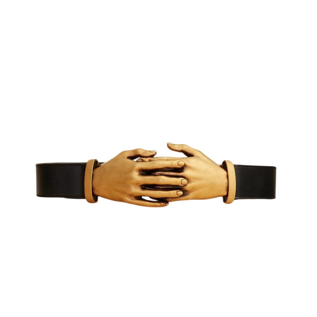 KHAITE THE SCULPTED HANDS BELT