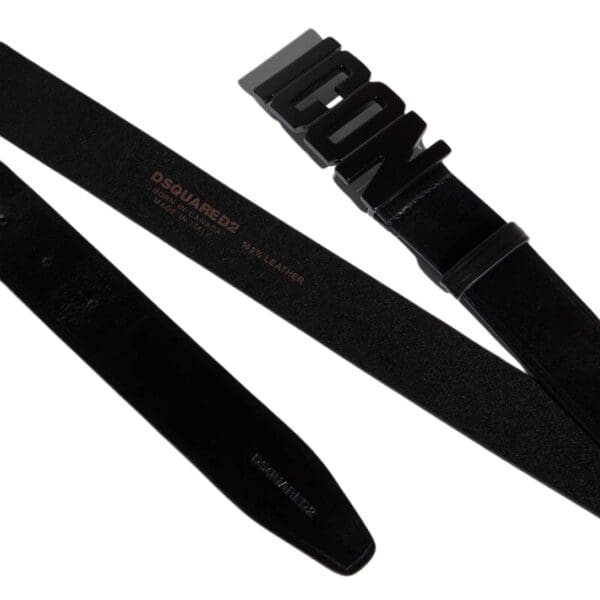 DSQUARED2 BE ICON PLAQUE BELT
