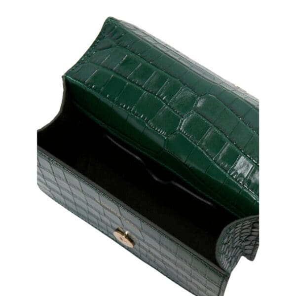 ALEXANDER MCQUEEN WOMANS MINI JEWELLED SATCHEL IN EMERALD